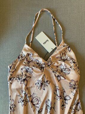 Pale Peach Floral Dress – Leota